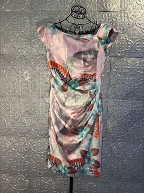St-Martins butterfly midi dress size 38 EU/ 10 UK/ US 6 cocktail party quiet lux